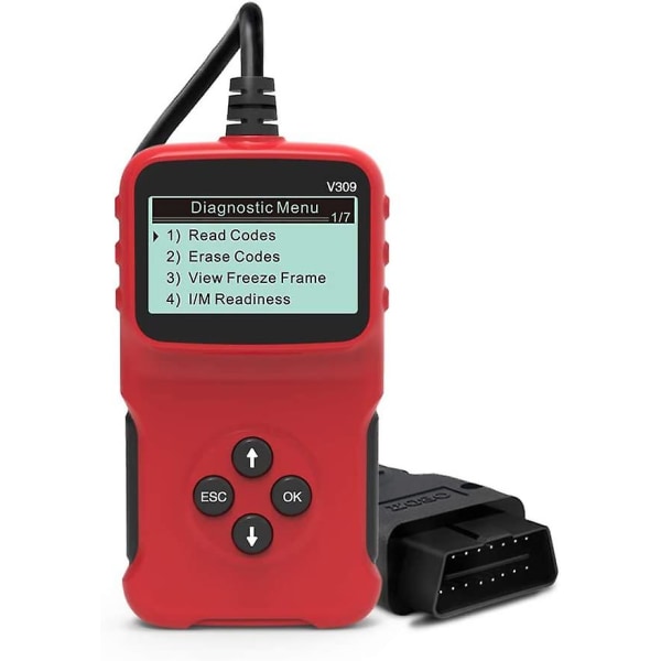 Kablet OBD2 Scanner til Bil, Plug & Play Kodelæser