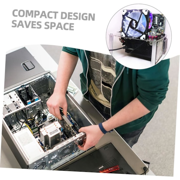 Computertilbehør Åben Ramme Kabinet Beslag Pc Chassis Stand Åben Luft Computer Ramme Matx Pc Kabinet DIY Beslag