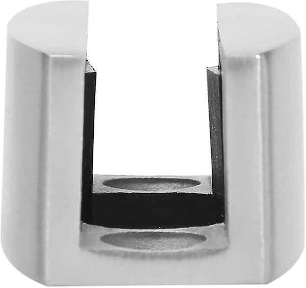 Bundguide, Skydende Til Gulvmontering I 304 Rustfrit Stål Til At Holde Glasdøren Justeret (8-14mm Glas)