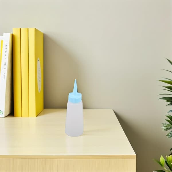 4 st återanvändbara hårfärgningsapplikatorflaskor 120 ml plastklämflaskor
