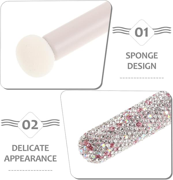 Sopp Blush Børste Svamphode for Utjevning Bærbar Concealer Svamp