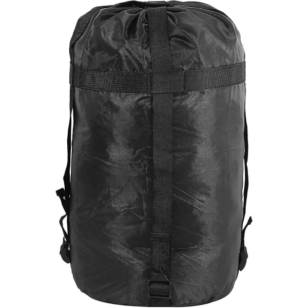 Nylon Kompressionsposer Sovepose Opbevaring Kompressionspose Sort 1 stk