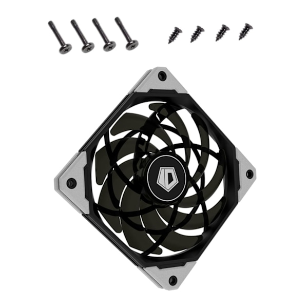 12cm Datorchassi Kylfläkt CPU-kylare för Stationär PC Radiator Kylfläns Tyst Design