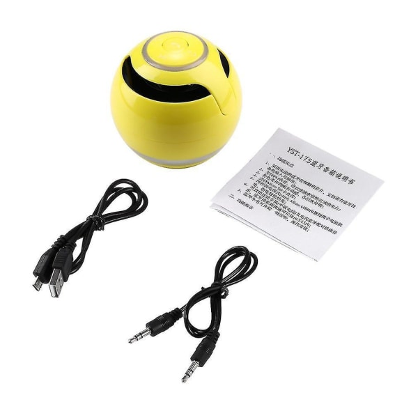 Pyöreä Suport TF-kortti Hi-fi Kaiutin FM Mini Bluetooth