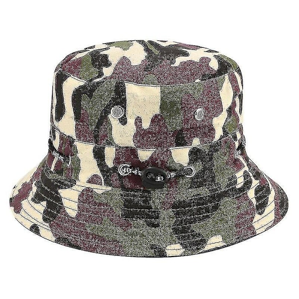 Hinkhatt för Män Kvinnor Unisex Strand Solhattar Street Headwear Fiskare Utomhuskeps Sommar Panama Justerbar Resekeps C10