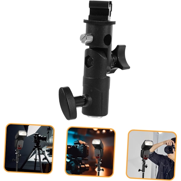 Blixtstativ Paraplyhållare Inomhus Utomhus DSLR Kamera Blixtfäste Enkel Montering för LED-ljus