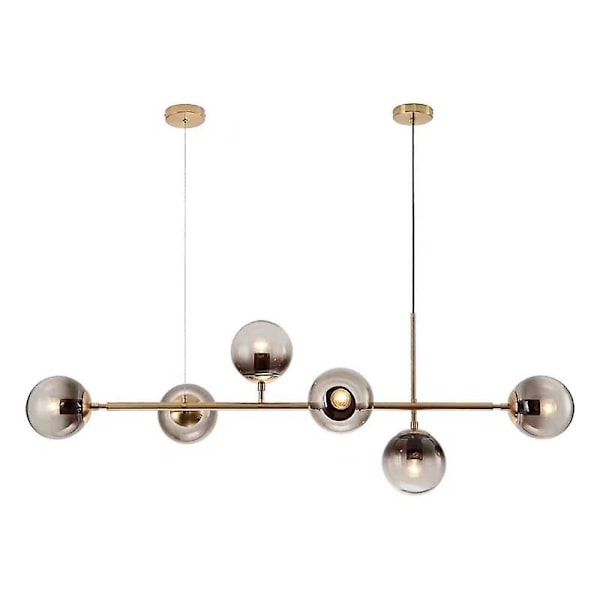 120cm Pendellampe Led Line Design Globe Lysekrone