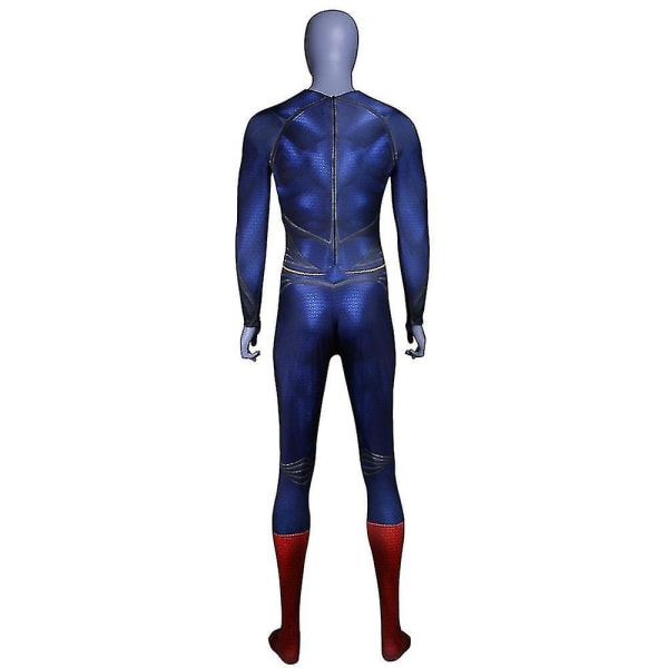 Superhelt Bodysuit Kostyme Med For Menn Voksne Fancy Up Jumpsuit Antrekk 2XL