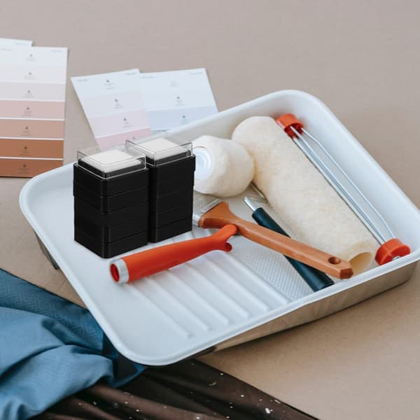 20 stk. tomme blekkputer DIY tommelavtrykk multifunksjonelle firkantede blekkputer
