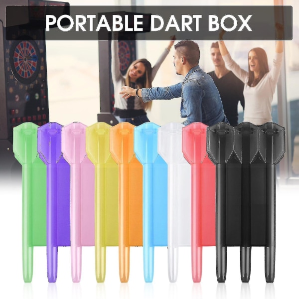 Universal Dart Protection Case Gjennomsiktig Praktisk å bære Bærbar Dart-oppbevaringsboks Dart-tilbehør