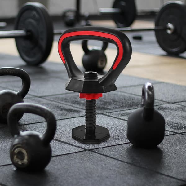 Justerbart Kettlebell Håndtak Del Solid Kettlebell Stang og Base Treningsgrep Egnet