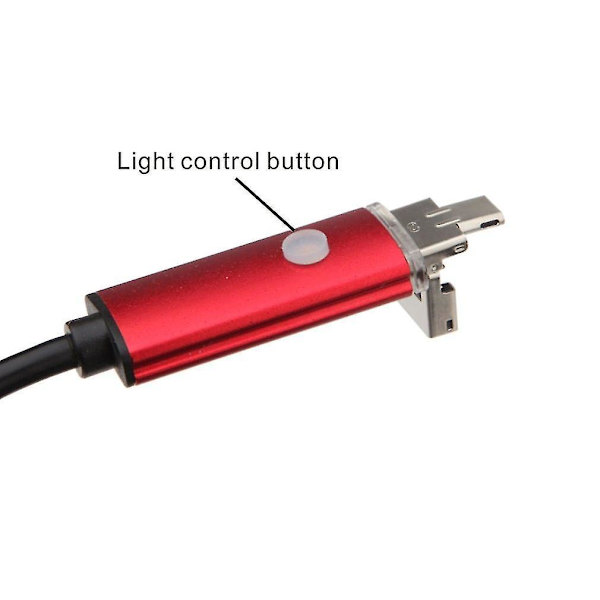 6 LED Vandtæt 10m 5.5mm Telefon Endoskop Kamera