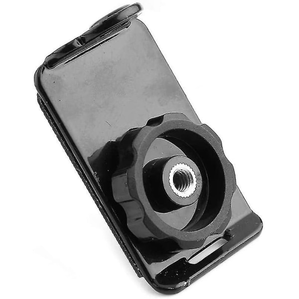 Kamerastropp hurtigutløserspenne, 1/4 type skrue Metall Plast belteplate Hurtigutløser monteringsplattform (1 stk, svart)