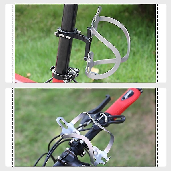 Cykel Kandeholder Adapter Alloy Aluminium Cykel Kandeholder Tilbehør Red