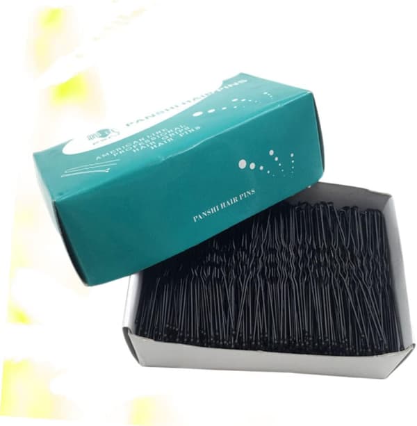 500g Hårnåle Sorte Hårklemmer Bobby Pins Enkel Modeform til Piger