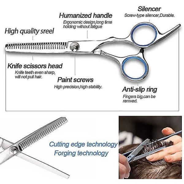 Profesjonelt hårsakssett klippesakser Barberverktøy