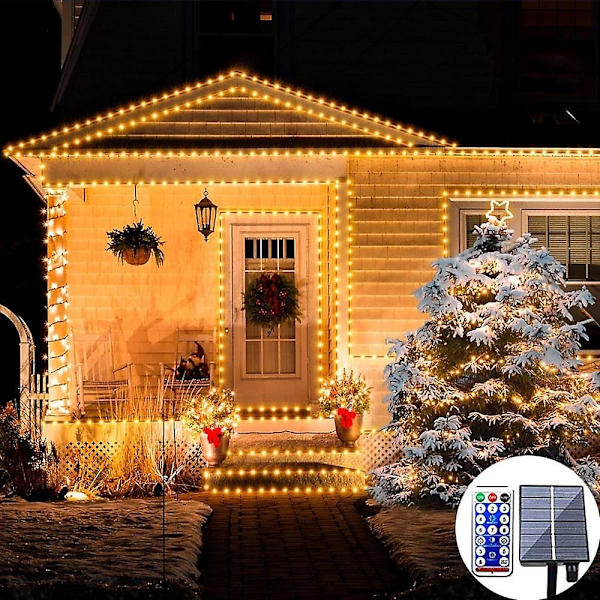 Solcellsdrivna utomhus-fairylights 30m 50m Vattentäta