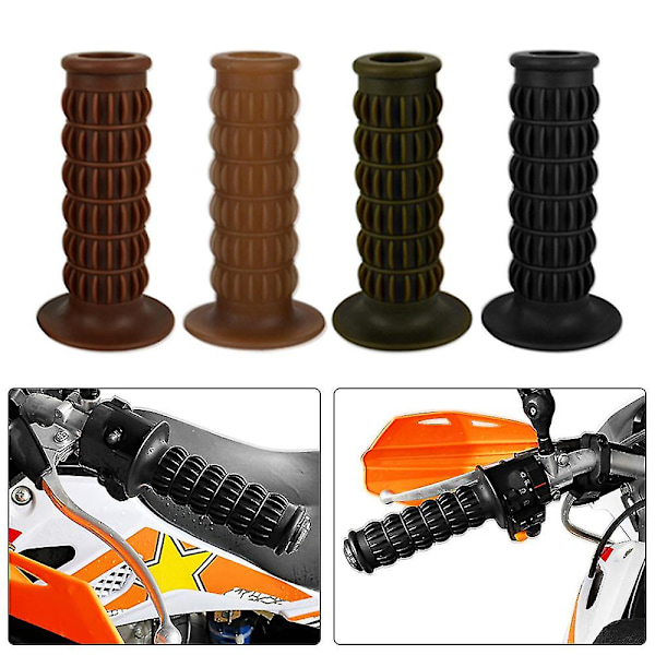Moottoripyörän kahvat liukumattomat ohjaustangon kädensijat Moottoripyörän  mukavuusohjaustangon kahvat Thruster Grip 3bbe | Fyndiq