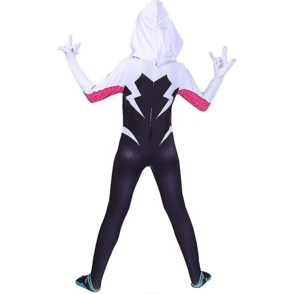 Kids Girl Spider-woman Superhjälte Kostym Fancy Jumpsuit 6-7 Years
