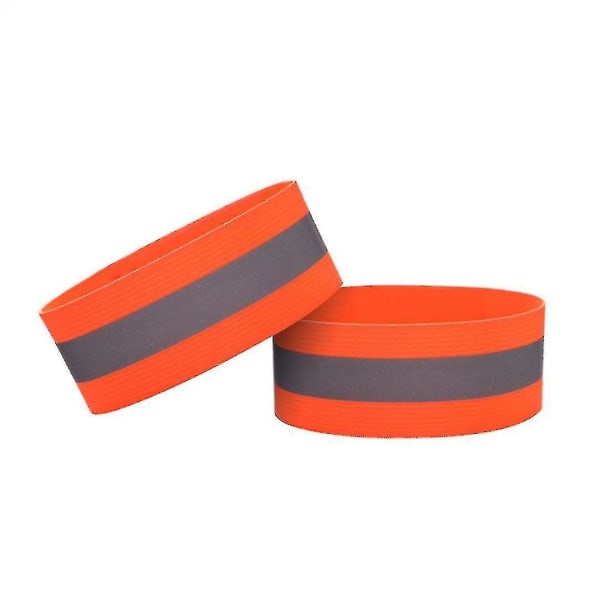 4 stk Høy Synlighet Armbånd, Høyreflekterende Belte Høy Synlighet Belte, Reflekterende Løpe Refleksstripe For Arm Eller Ankel-yyc-yuhao A