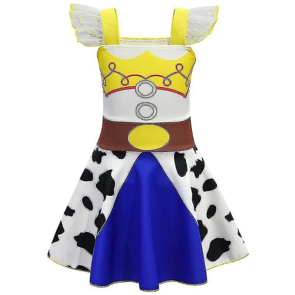 Jentekostyme for barn - Jessie fra Toy Story (kort erme) 4-5 Years