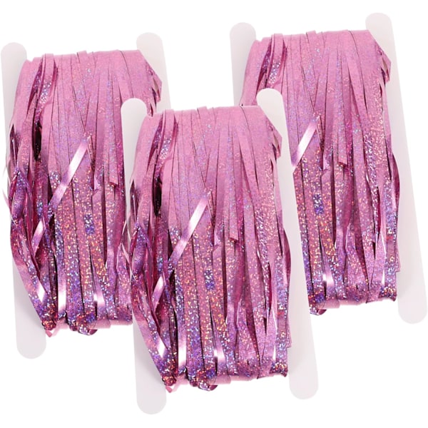 Bursdagsdekorasjoner 3 stk. Frynsegardin Bakgrunn Streamers for Festlige Arrangementer