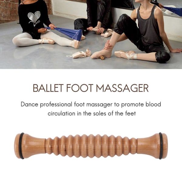 Fodmassager Instep Former Fodrulle Træfodrulle Afspænding Trykreducerende Solid