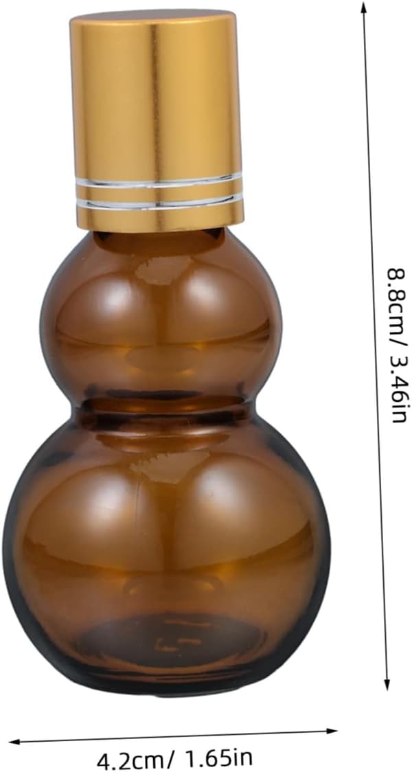 5 st eterisk olja rollerflaskor glas resebehållare parfymflaskor för aromaterapi
