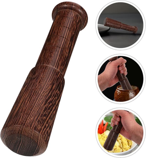 Trefermenteringsstamper for sylteagurk og fermentert mat, solid tresurrkålmoser
