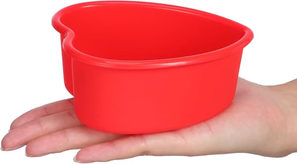4 stk. hjerteformede silikonekageforme Hjerteformet kageform Cupcake bageform Fødevaregodkendt silikone
