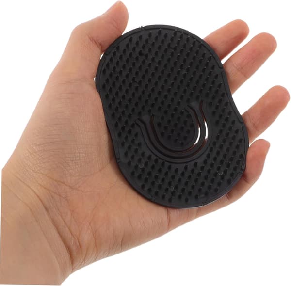 10 st hårbottenmassage schampoborste silikonmaterial för hårbottensmassage bärbar resevänlig design