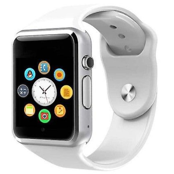 Smartwatch med Bluetooth, Trin-tælling, Overvågning af Information, Push-beskeder, Social Kommunikation White