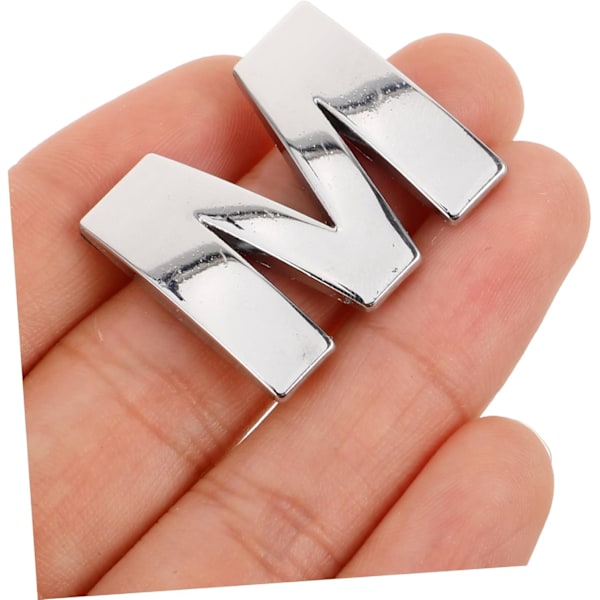 4 kpl Metalliseos Sinkki Postilaatikon Tarrat Kirjaimet Tarrat Kirjaimet