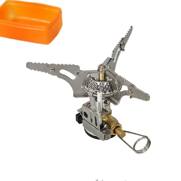 Bærbar Camping Folding Mini Gasskomfyr Piezo Tenning