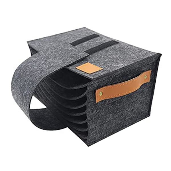 Foldbar Tallerken- og Skålholder, Bærbar Filtpose, Køkken Camping Spisebestik Filt Dish Holder Jb51-3