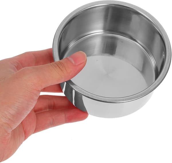 3 stk. minikaker bakeform kakeform 4 tommer rustfritt stål glatt overflate enkel å rengjøre sølv runde former sett