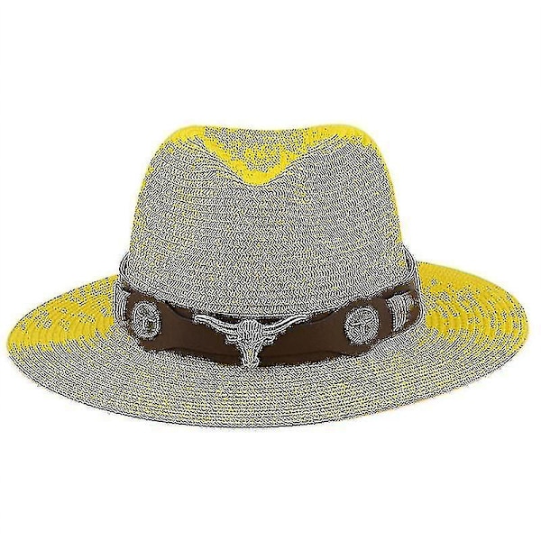 Klassisk Panamahat Sommer Solhatte Til Kvinder Mænd Strand Halmhat red