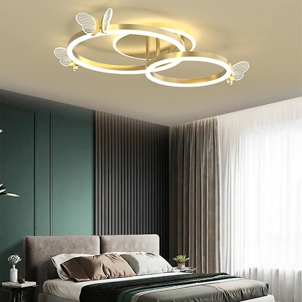 LED Loftlampe 45cm Dæmpbar Cirkel Montering Akryl