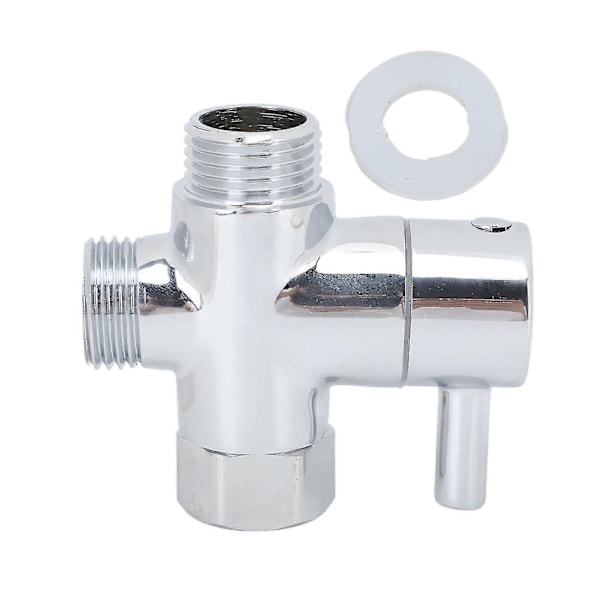 3 Way G1/2 Shower Diverter Valve Copper Shower Arm Diverter Valve For Hand Held Showerhead