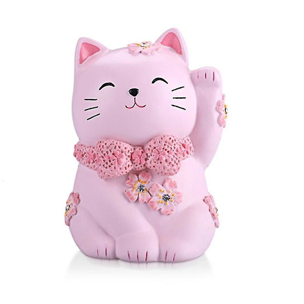 Vaktel Lucky Cat Mynt Spargris Sparing Dekorasjon til Barnerommet