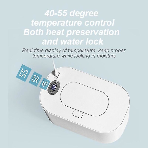 Baby vådservietter varmelegeme Bærbar varmere termostatboks