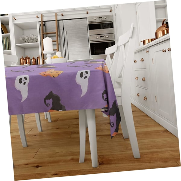 Lilla Halloween Græskar Borddug Festlig Middagsdekoration Letvægts Spildsikker Multifunktionel
