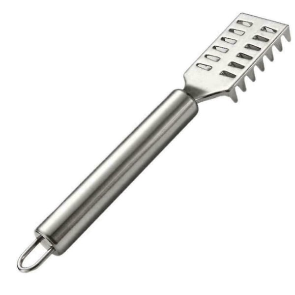 Fiskfjällborttagare Stålrengörare Skrapa Köksredskap Ny R1u Skalare .(silver)(1st)