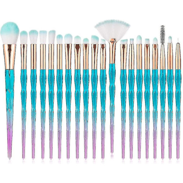 Makeupborste Set Ögonskugga Foundation Concealer