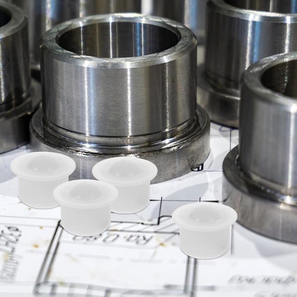 10 stk. nylonkulelager, runde, lite vedlikehold, robust materiale, minirulle