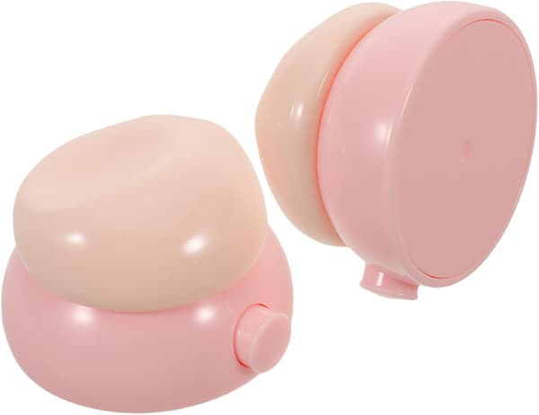 2 stk påfyllbare leppepomadebeholdere Mini hudpleiereisebeholdere