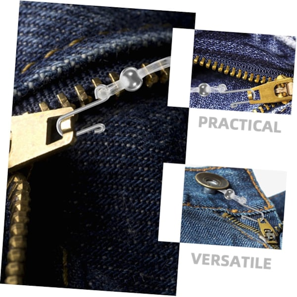 Zipper Saver Stabiliseringsset Dragkedjeersättning för Jeans för Denimbyxor