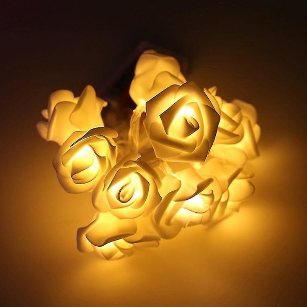 DIY 10 LED-lampor med rosor för hemmet