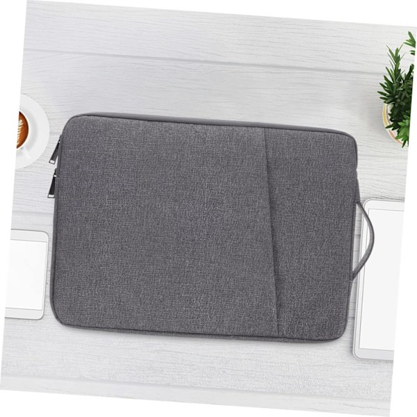 Smal och lätt laptopväska Tablet Sleeve Väska Polyester Handväska för resor och kontorsbruk