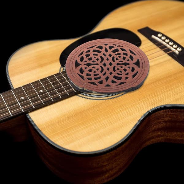 Trä Ljudhålsskydd Akustisk Gitarr Trä Ljudhålsskydd